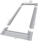 Flashings for roof windows